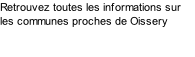 Retrouvez toutes les informations sur les communes proches de Oissery